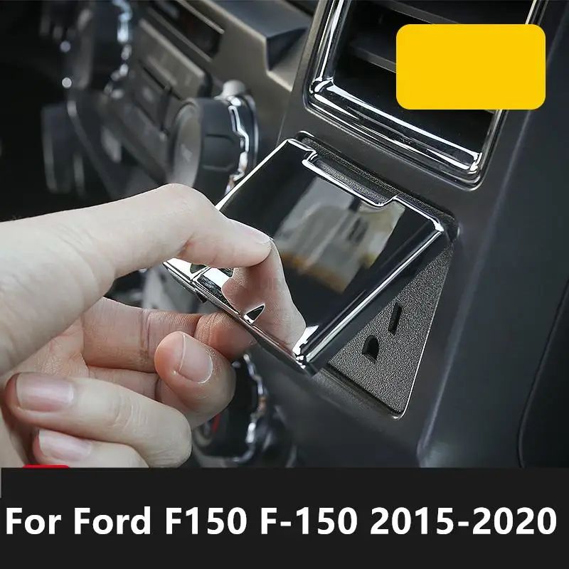 Для Ford F150 F-150 2015-2020 Модификация интерьера, центральное управление, переключатель полного привода, розетка питания, декоративные наклейки
