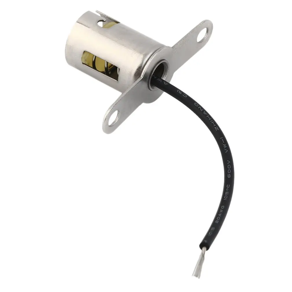 Байонетная светодиодная розетка BA15s 1156, основание держателя автоматической лампы для заднего фонаря автомобиля, одноконтактная защелкивающаяся розетка в сборе