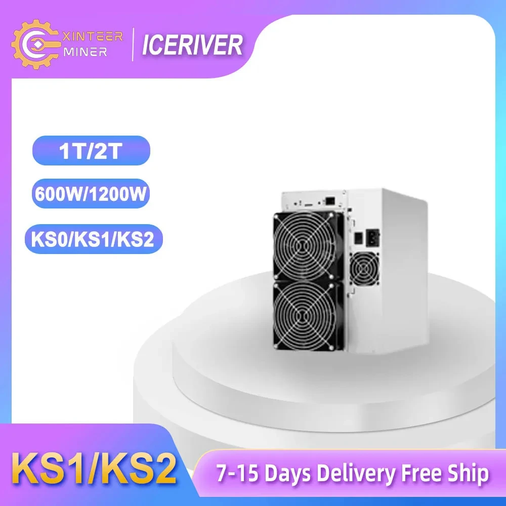 Новинка на складе IceRiver KS1/KS2, Kaspa KAS Miner, бесплатная доставка