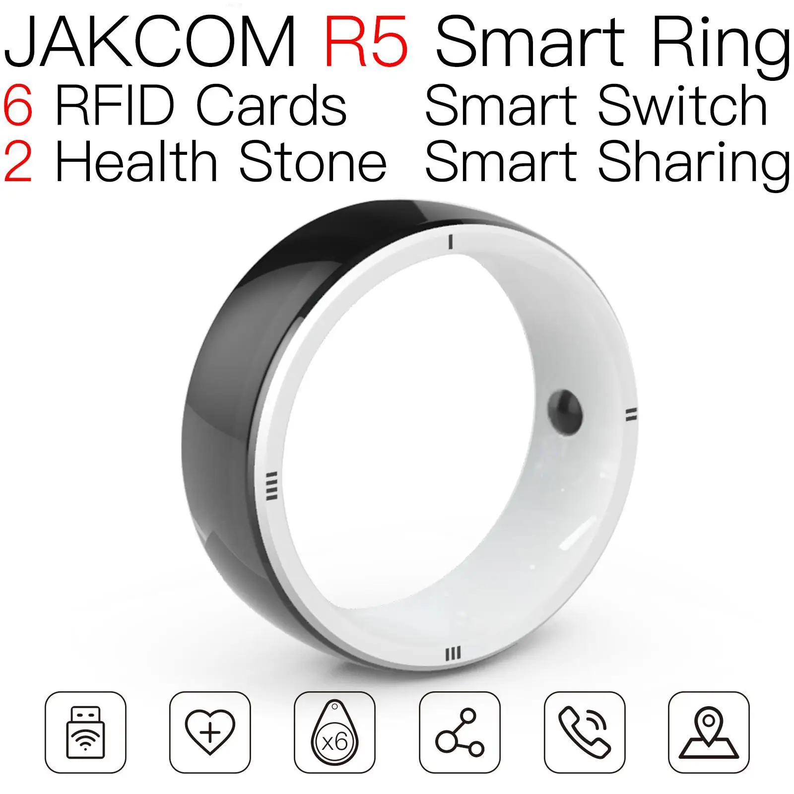 Смарт-кольцо JAKCOM R5 Новое поступление в виде alexia tools relogios digitais galaxy watch 5 серии 7 i7 3770k