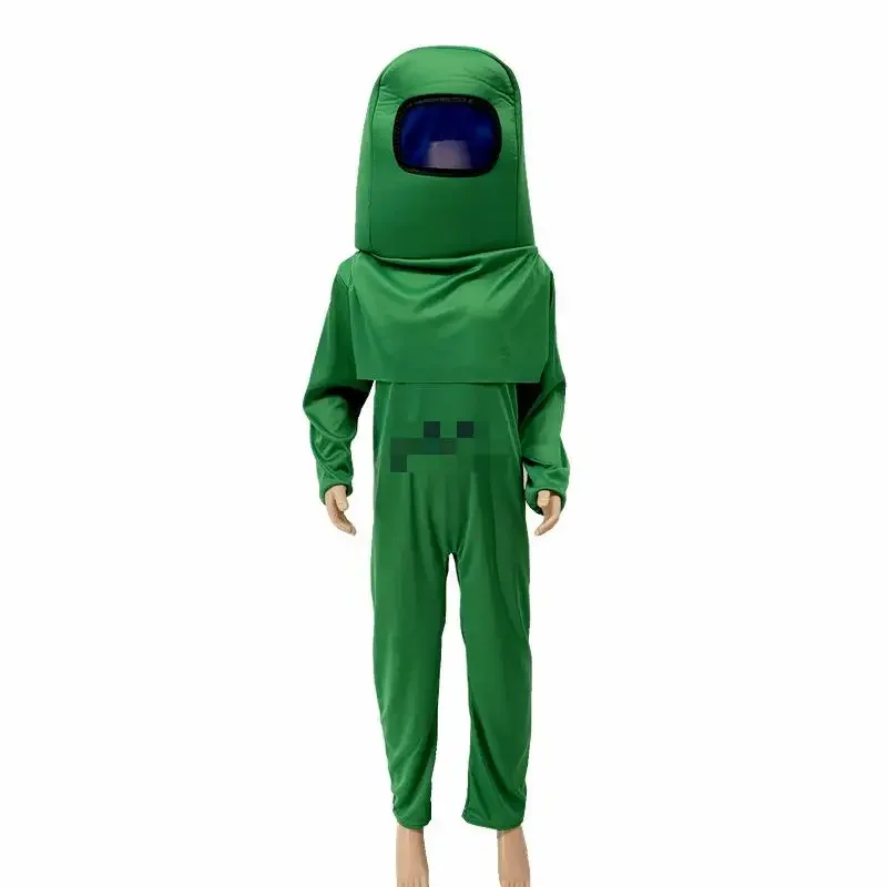 Новый 2022 Crewmate Impostor Kids Детский аниме-игровой косплей костюм для вечеринки на Хэллоуин, комбинезон