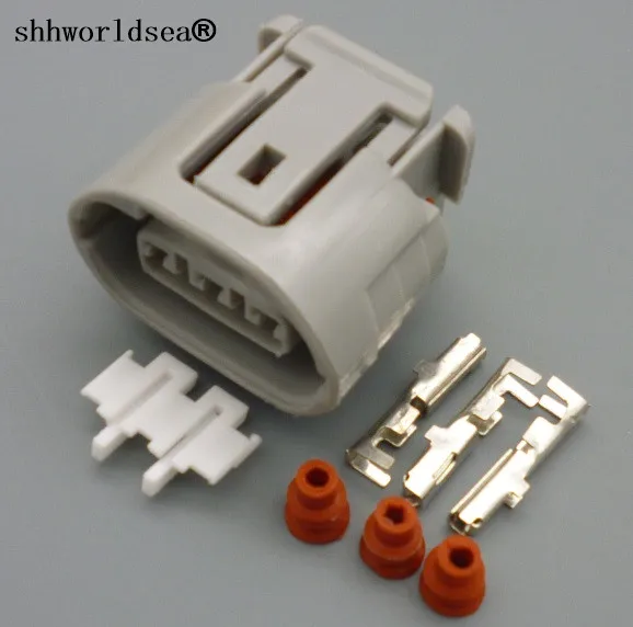 Shhworldsea 1 комплект 3-контактных автомобильных разъемов для ремонта проводов генератора переменного тока Подходит для автомобильных разъемов mitsubishi oval Harness 6189-0443