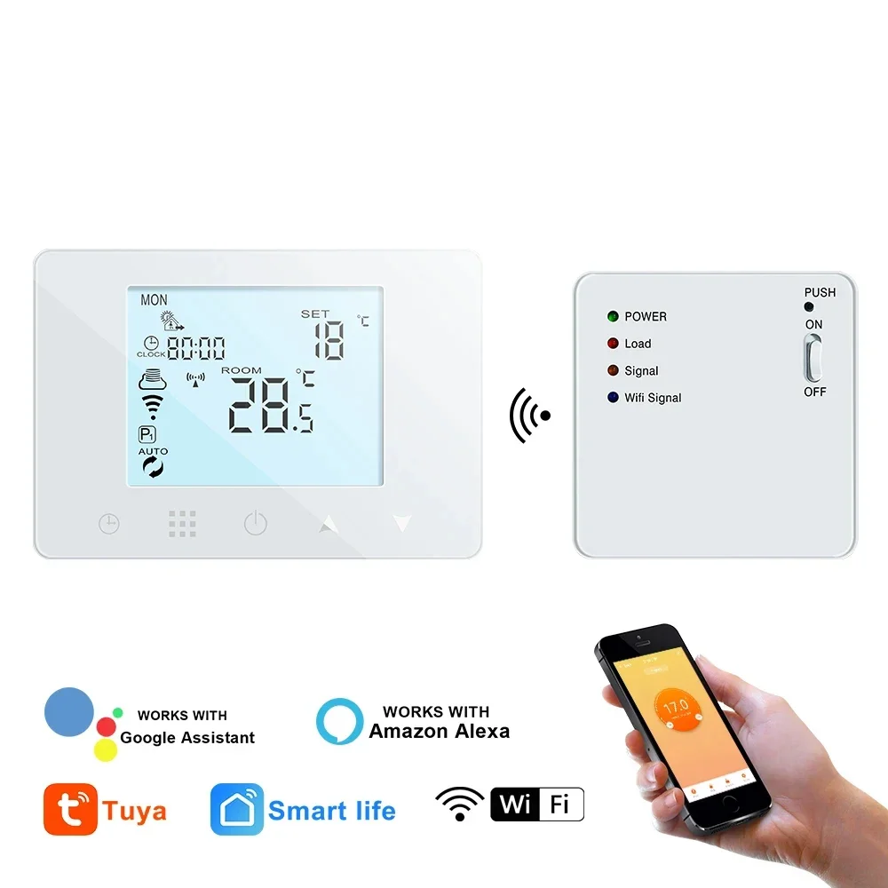 Умный Термостат Tuya WiFi Настенный Газовый Котел Регулятор Температуры Электрического Нагрева Воды Tuya Alexa Google Smart Home