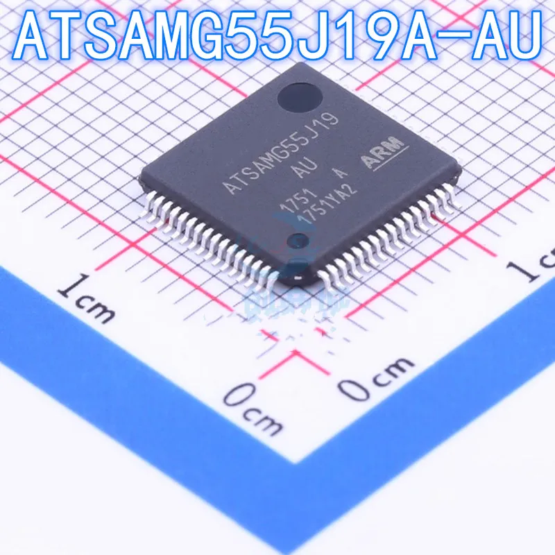 1ШТ 100% оригинальный подлинный процессор atsamg55j19a-au qfp-64atsamg55j19a qfp64 и микросхема микроконтроллера