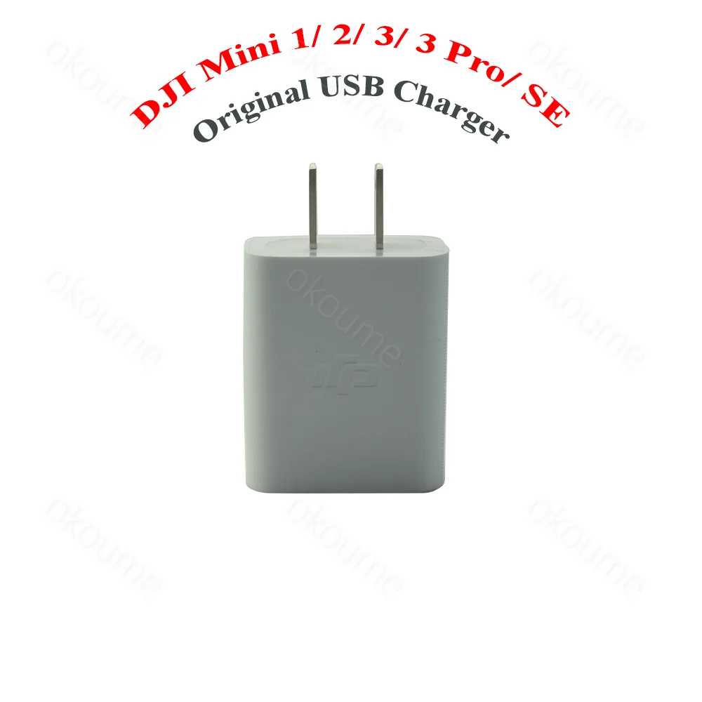 Оригинальное зарядное устройство USB серии Mini мощностью 18 Вт, сменный адаптер для зарядки DJI Mavic Mini 1 / 2 / 3 / 3 Аксессуары для дронов Pro/ SE