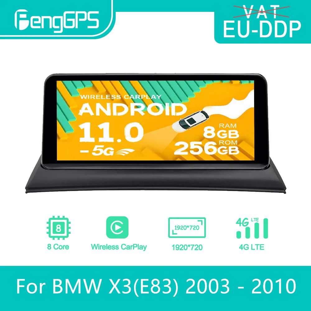 Для BMW X3 E83 2003-2010 Android Автомобильный радиоприемник Стерео Мультимедийный DVD-плеер Авторадио Сенсорный Экран GPS Navi блок