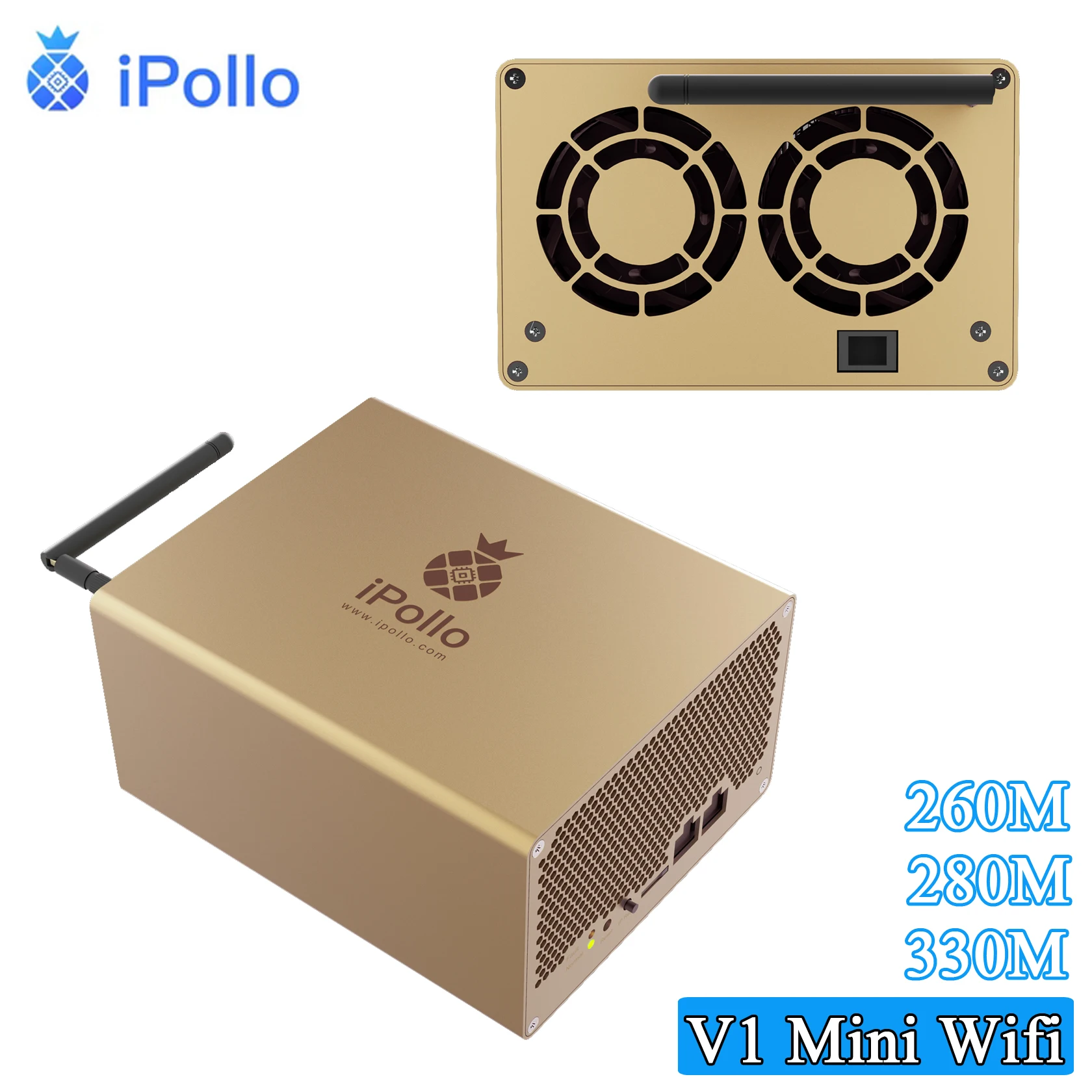 iPollo V1 Mini Wifi, 260M 280M 330M Asic Miner, в наличии Быстрая доставка