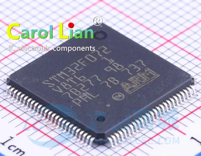 5шт STM32F072 STM32F072V8T6 LQFP-100 ARM Cortex-M0 32-разрядный микроконтроллер - оригинал