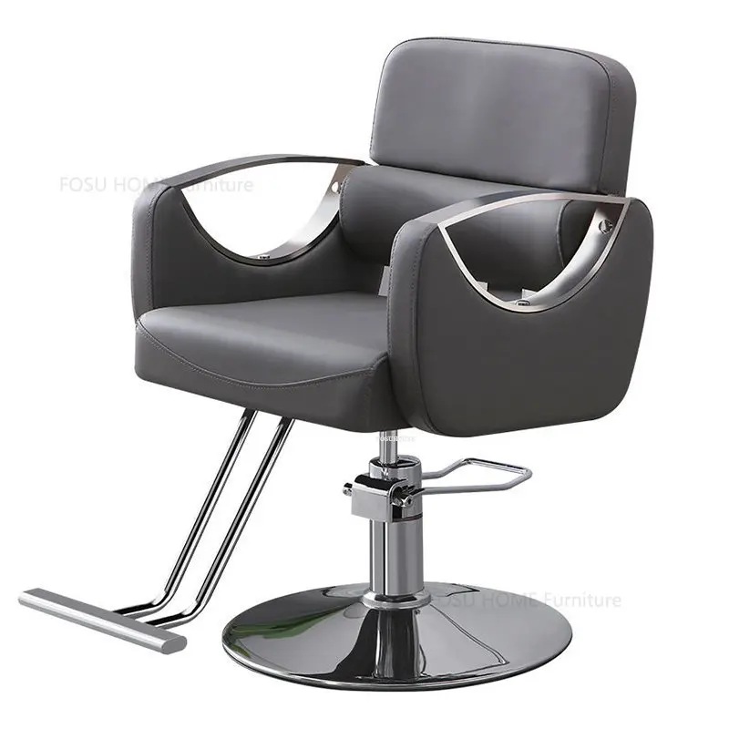 Современные лежачие парикмахерские кресла для салонной мебели Парикмахерское кресло для парикмахерской Специальное подъемное вращающееся парикмахерское кресло GM