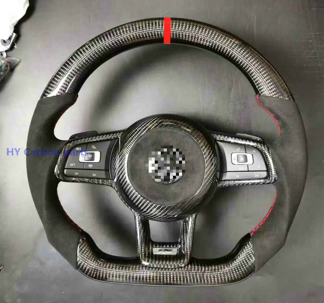 Рулевое колесо из углеродного волокна для Volkswagen Golf 7 GTI Golf 7R Golf 7 Rline