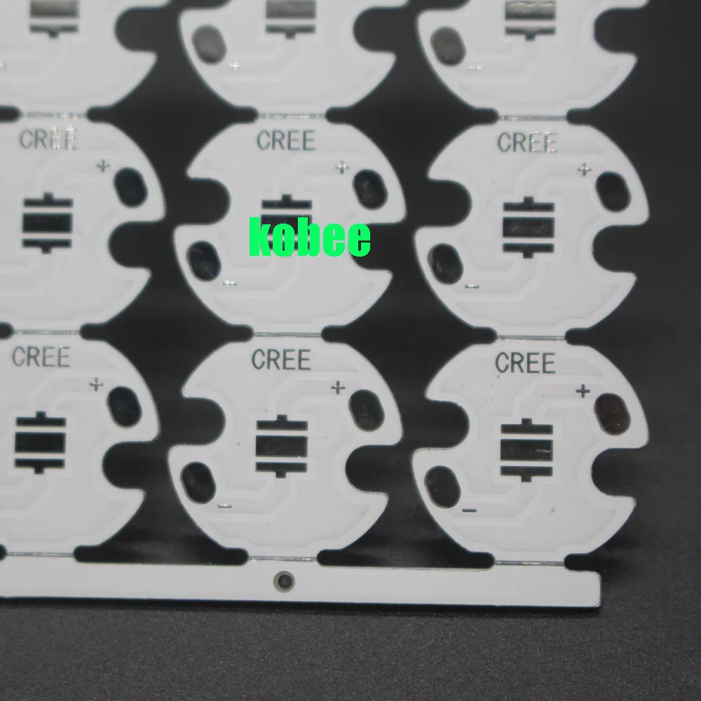 16 Мм Высокой мощности XPE/XPG/XTE/3535 LED белого цвета печатная плата/Алюминиевая базовая пластина/Печатная плата/PCB LED board 100 шт./лот