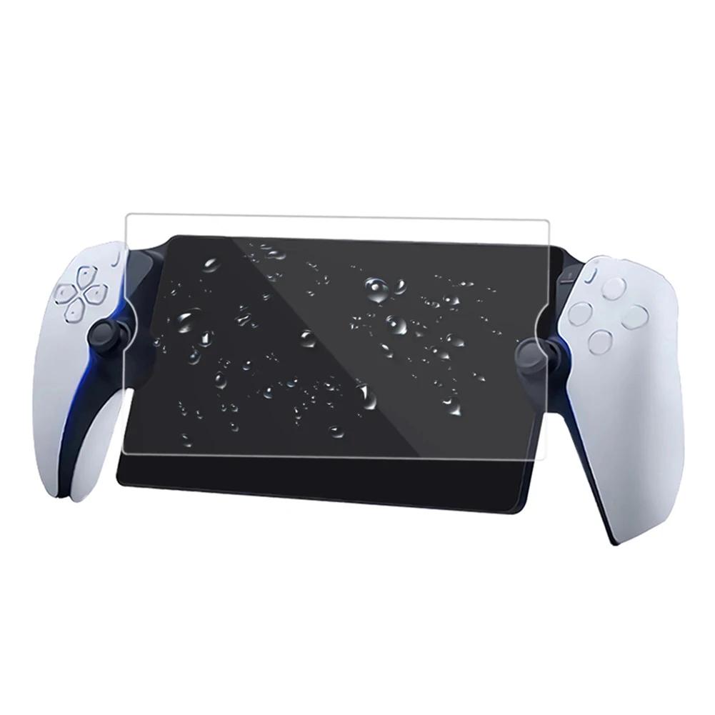 Закаленная Пленка С Защитой От Отпечатков Пальцев Пузырчатая Пленка Из Закаленного Стекла С Круглым Краем Защитная Пленка для Экрана PS5 Portal для PlayStation Portal