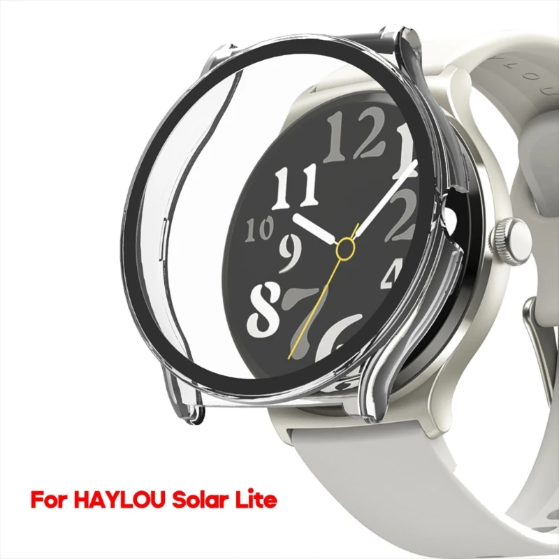 Корпус умных часов Защитный жесткий экран для наручных часов HAYLOU Solar Lite, устойчивые к царапинам чехлы