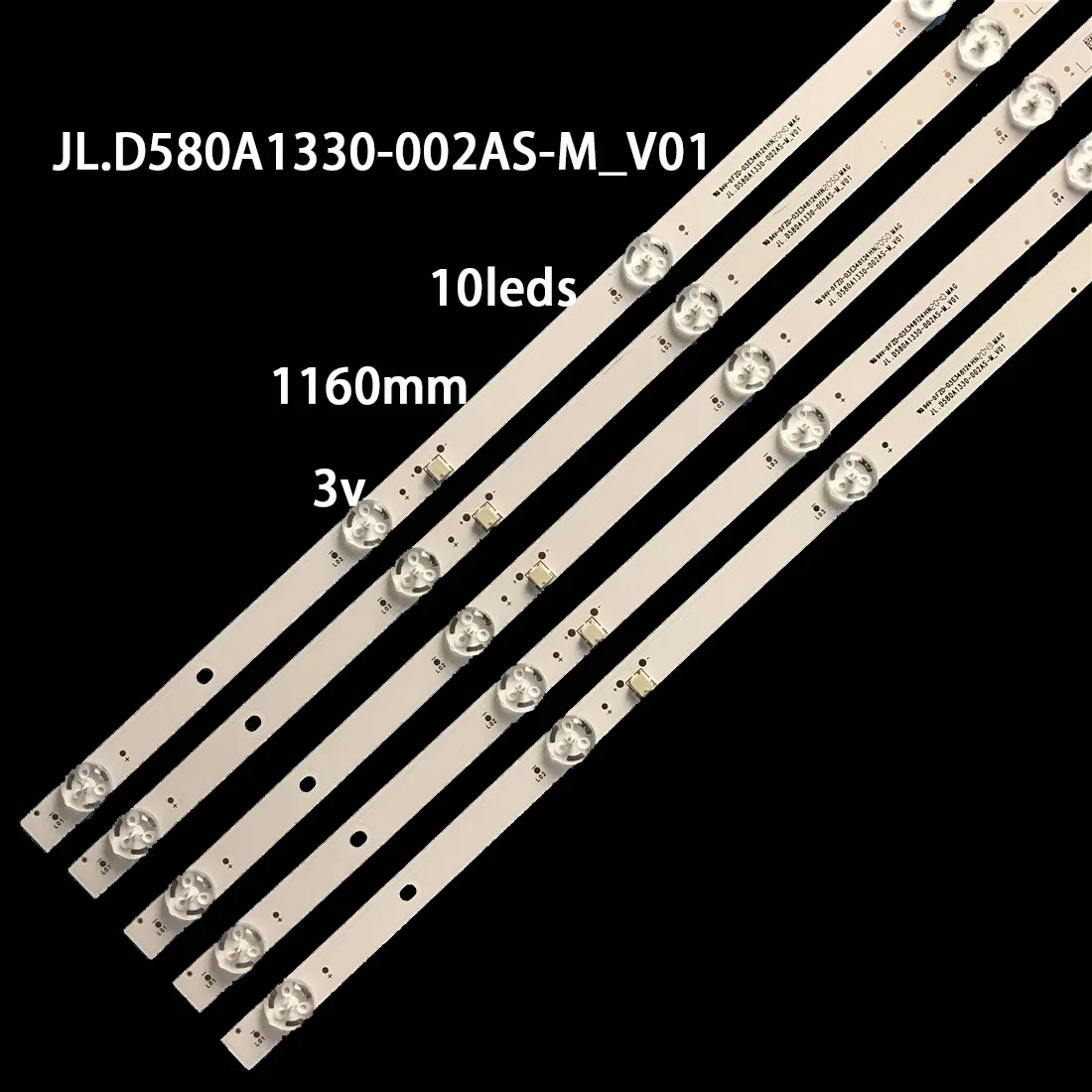 1160 мм светодиодная лента подсветки 10 ламп для U58H7S JL.D580A1330-002AS-M_V01 GDCH58LB05 LB-C580-G7N-U-C-10-14- X2 U58H7S