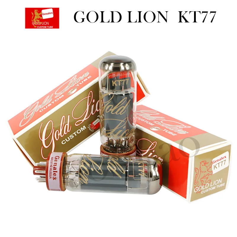 Вакуумная Трубка GOLD LION KT77 Заменит KT66 KT88 EL34 6CA7 5881 Комплект Электронного Лампового Усилителя DIY HIFI Audio Valve Matched Quad
