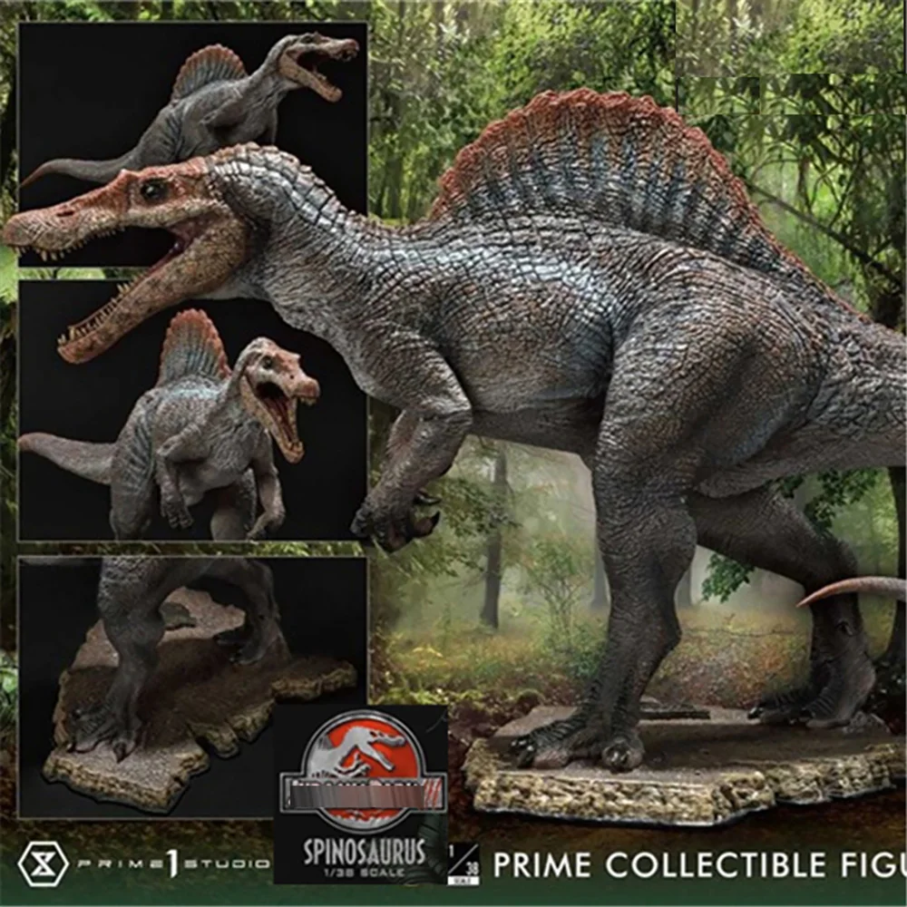 Оригинальные КОЛЛЕКЦИОННЫЕ ФИГУРКИ Prime 1 Studio PCFJP-04 1/38 Jurassic3 Spinosaurus SPINOS AURUS PRIME длиной 21,3 см с логотипом
