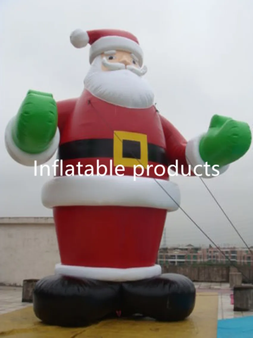 26 футов 8 м Надувная рекламная акция Гигантский Рождественский Санта-Клаус С воздуходувкой Совершенно новый H#