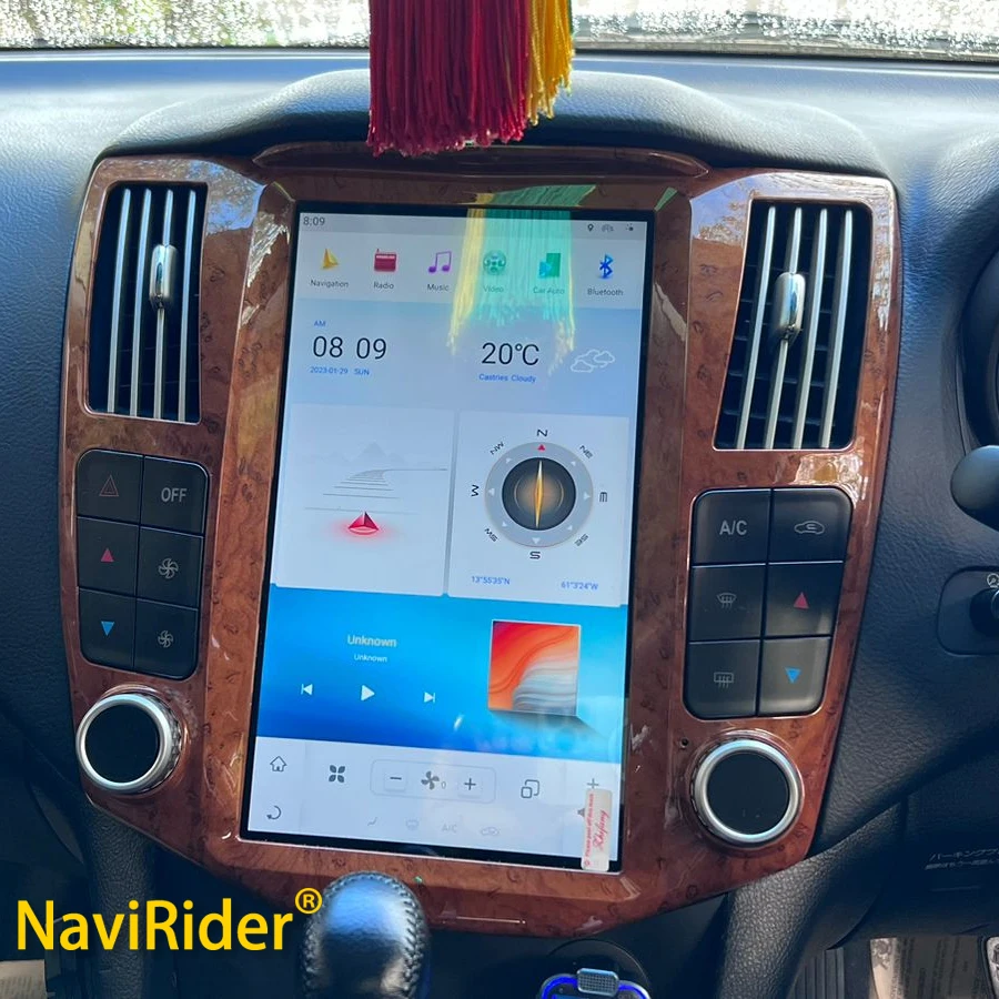 11,8-дюймовый Android 11 Экран Для Lexus RX300 Rx330 RX350 RX400h 2004-2008 Toyota Harrier GPS Carplay Автомобильный Мультимедийный Видеоплеер