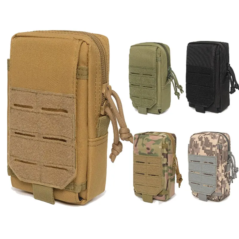 Тактический чехол Molle, военная поясная сумка, уличная мужская сумка для инструментов EDC, жилет, сумка, кошелек, чехол для мобильного телефона, охотничья компактная сумка, Оксфорд