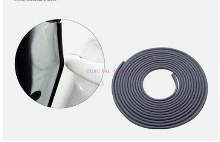 DHL или Fedex 50 комплектов Формовочной Резиновой ленты Для отделки дверей автомобиля, Защитная Кромка, Черный/Белый/Серый 5/8/10 м