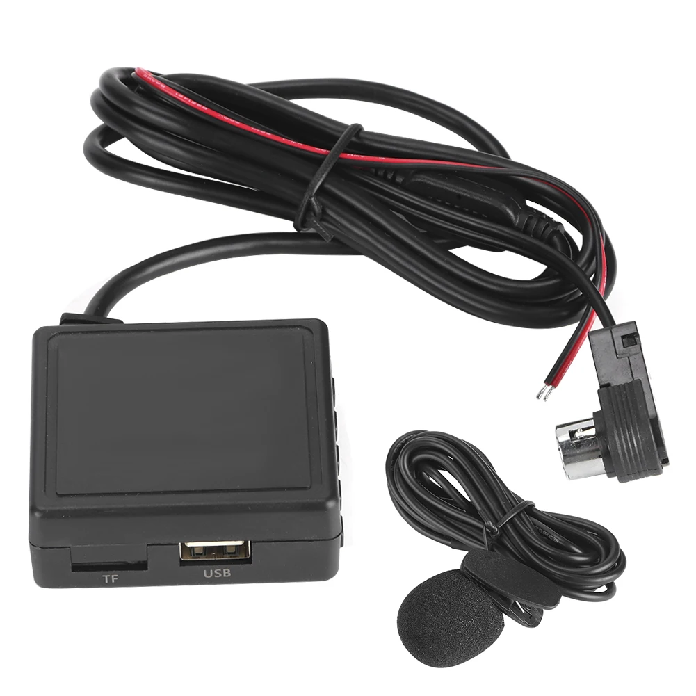 Адаптер AUX для автомобиля Bluetooth адаптер AUX музыкальный приемник для TF-карты для микрофона для USB-накопителя