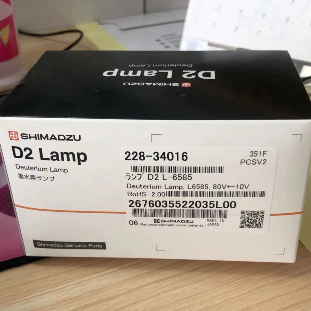 Оригинальная Дейтериевая лампа для жидкостного хроматографа Shimadzu SPD-10A SPD-20A SPD-15C L6585 228-34016 Лампа для жидкостного хроматографа SHIMADZU SPD10A D2