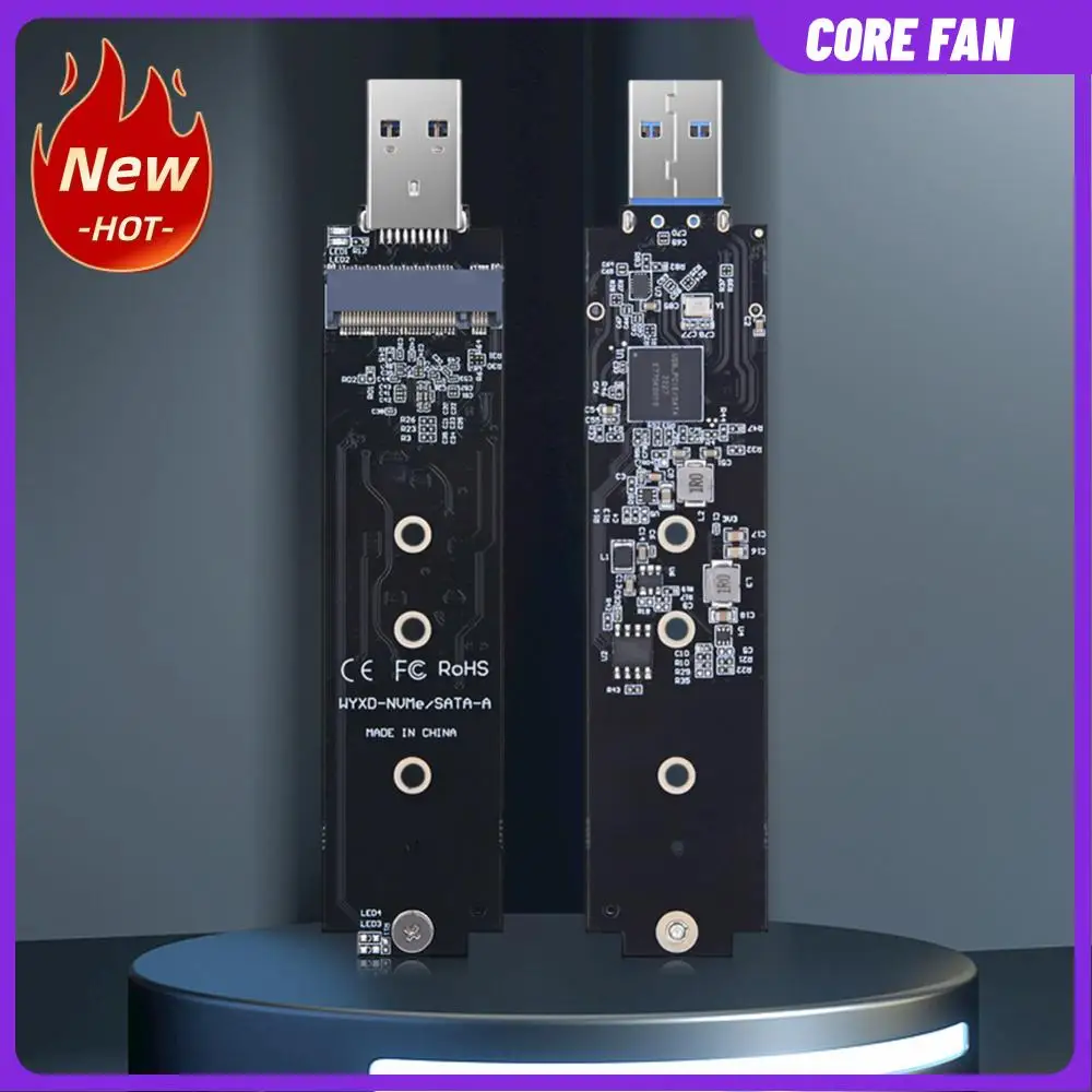 M2 NVME SSD Адаптер Конвертер B + M Key/M Key M2 В USB 3,1 SSD Riser Card Плата 10 Гбит/с USB3.1 Gen 2 для Samsung Серии 970 960