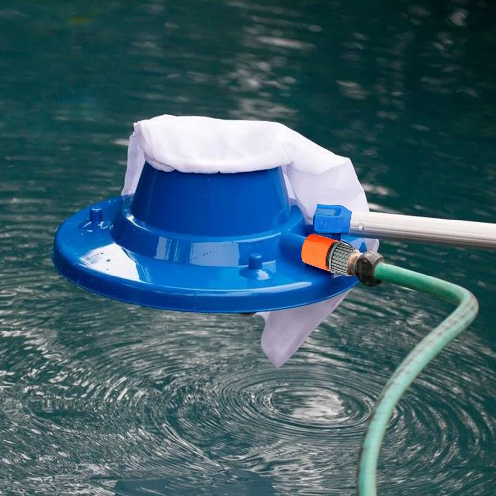 Пылесос для бассейна Портативный Инструмент для чистки бассейна Всасывающая головка с сетчатым мешком