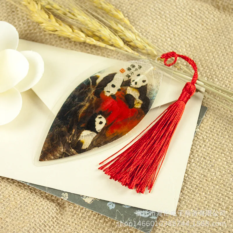Национальное сокровище провинции Сычуань Закладка вены Гигантской панды Подарки на выпускной в китайском стиле Туристические сувениры Закладки Небольшие Подарки